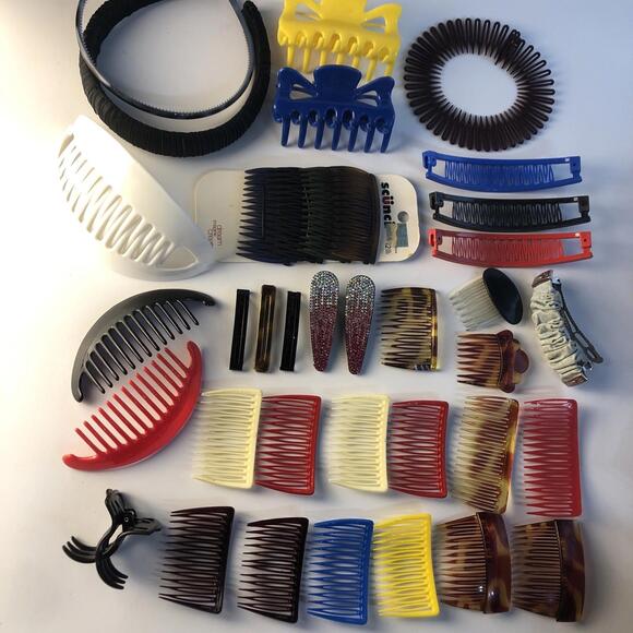 40+ Lot Of 1980’s Hair Accessories